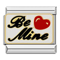 Be Mine Italian Charm Italian charm bracelet link in stainless steel