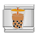 Boba Italian Charm Italian charm bracelet link in stainless steel