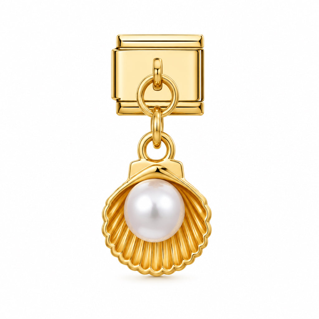 SEASHELL PENDANT ITALIAN CHARM