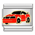 Car Italian Charm Italian charm bracelet link in stainless steel