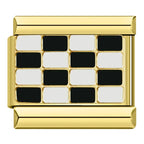 CHECKERED FLAG ITALIAN CHARM