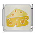 Cheese Italian Charm Italian charm bracelet link in stainless steel