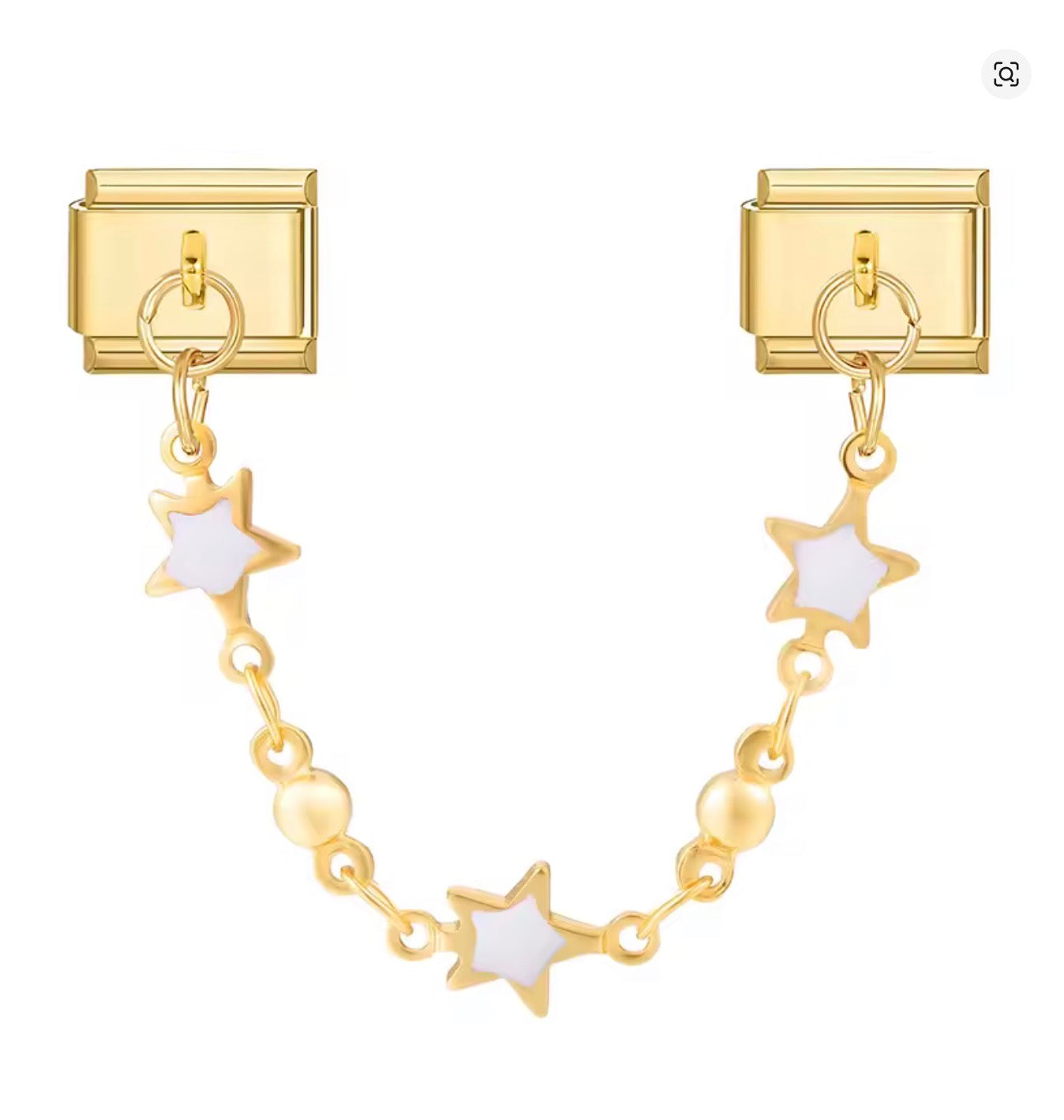 STAR CHAIN PENDANT ITALIAN CHARM