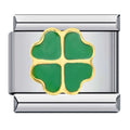 FOUR LEAF CLOVER ITALIAN CHARM