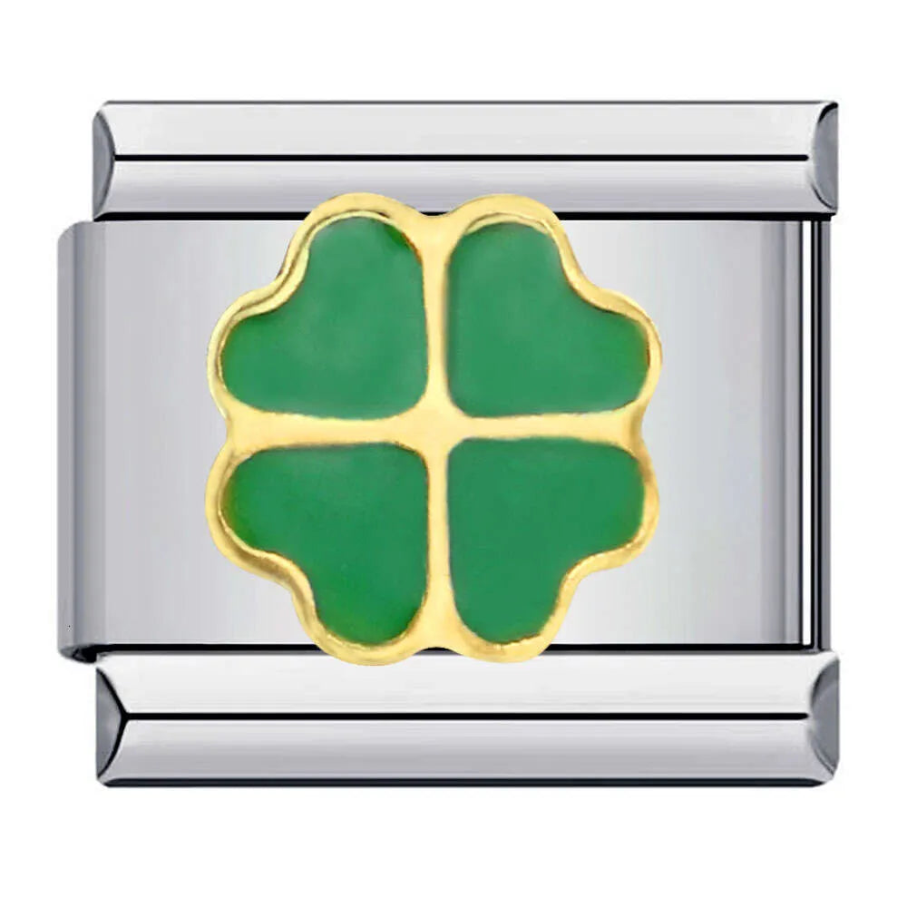 FOUR LEAF CLOVER ITALIAN CHARM