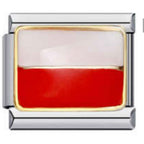 POLAND FLAG ITALIAN CHARM