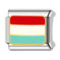 HUNGARY FLAG ITALIAN CHARM