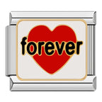 Forever Italian Charm Italian charm bracelet link in stainless steel