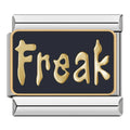 Freak Italian Charm Italian charm bracelet link in stainless steel