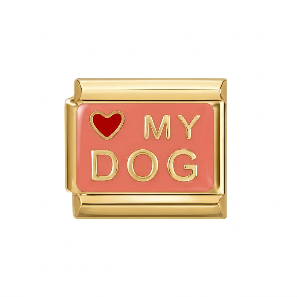 LOVE MY DOG ITALIAN CHARM
