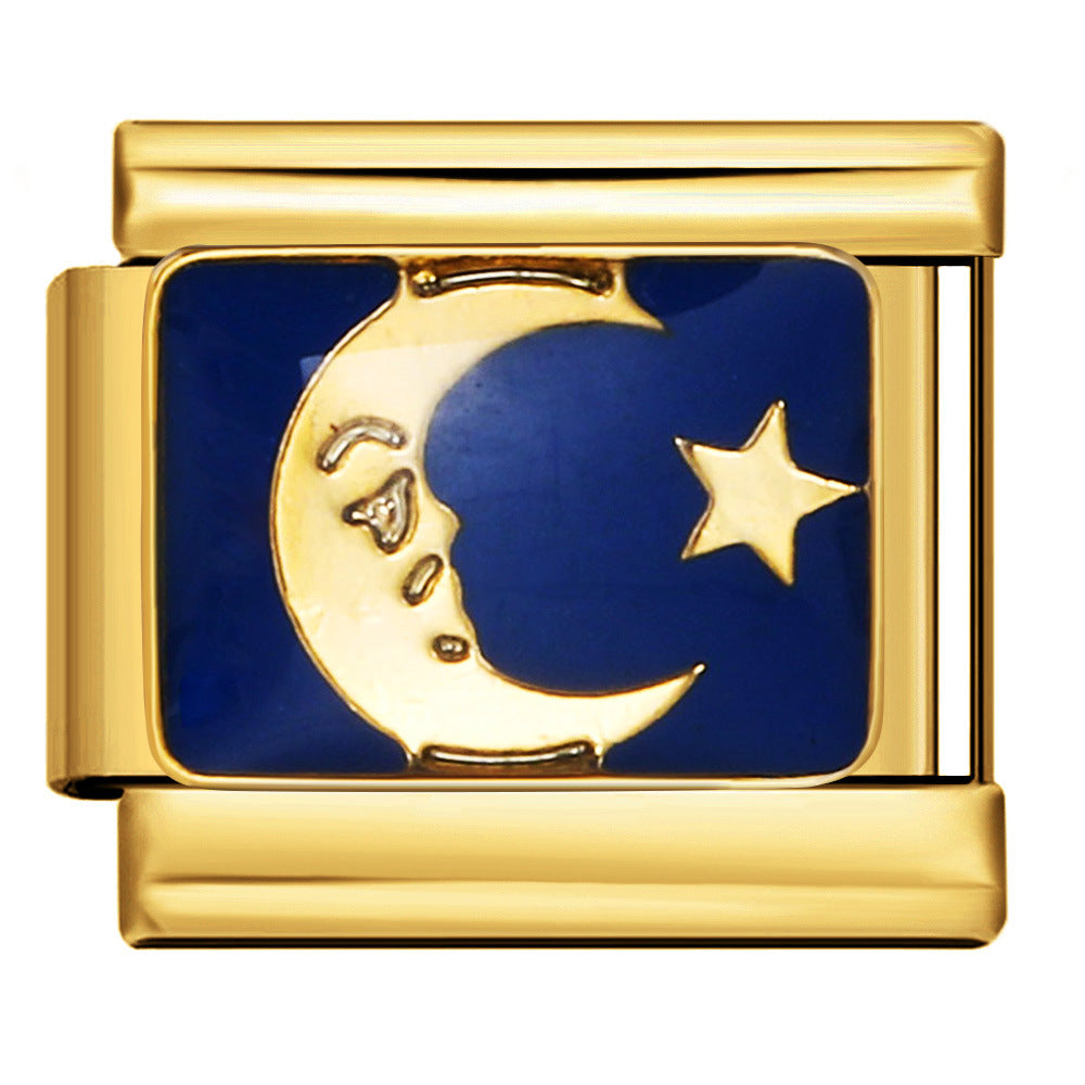 MOON FACE ITALIAN CHARM