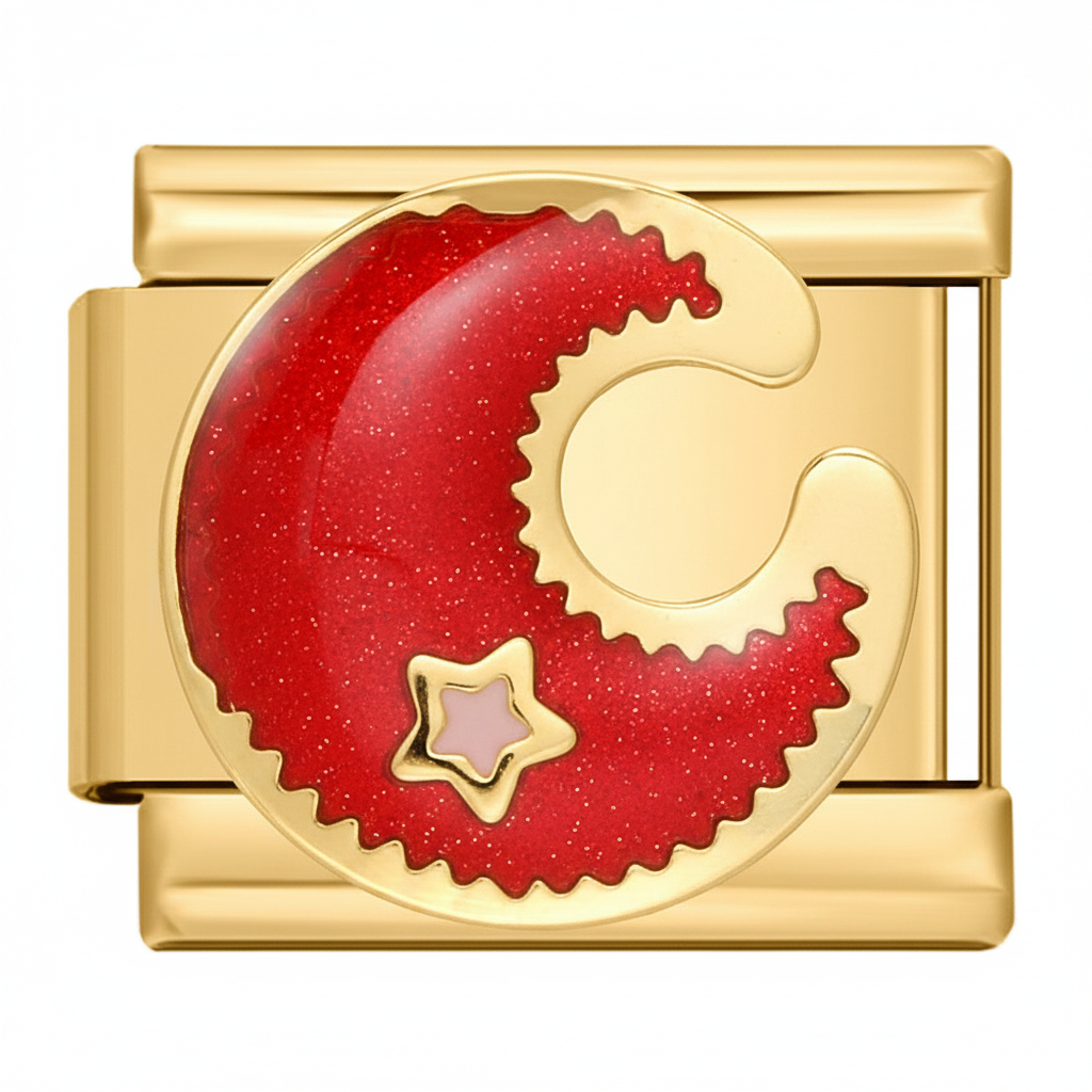 RED MOON ITALIAN CHARM