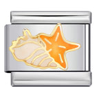 STARFISH AND SHELL ITALIAN CHARM