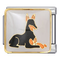 DOBERMAN DOG ITALIAN CHARM