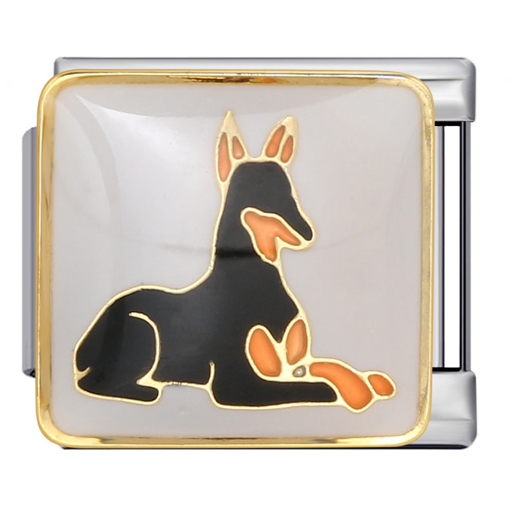 DOBERMAN DOG ITALIAN CHARM