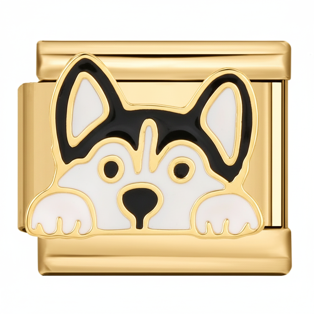 HUSKY DOG ITALIAN CHARM