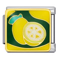 Lemon Italian Charm Italian charm bracelet link in stainless steel
