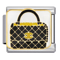 Flap Bag Italian Charm Italian charm bracelet link in stainless steel