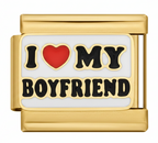 I HEART MY BOYFRIEND ITALIAN CHARM