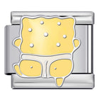 Sponge Undies Italian Charm Italian charm bracelet link in stainless steel