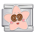Chibi Starfish Italian Charm Italian charm bracelet link in stainless steel