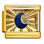 SHINING BLUE MOON ITALIAN CHARM