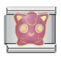 Jigglypuff Italian Charm Italian charm bracelet link in stainless steel