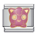 Jigglypuff Italian Charm Italian charm bracelet link in stainless steel