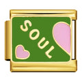 Soul Italian Charm Italian charm bracelet link in stainless steel