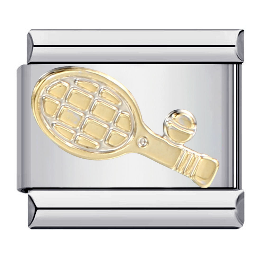 Tennis Italian Charm Italian charm bracelet link in stainless steel