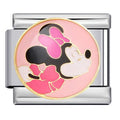 Minnie Kiss Italian Charm Italian charm bracelet link in stainless steel