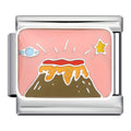 Volcano Italian Charm Italian charm bracelet link in stainless steel