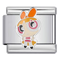 Blossom Italian Charm Italian charm bracelet link in stainless steel