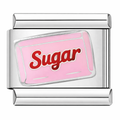 Sugar Italian Charm Italian charm bracelet link in stainless steel