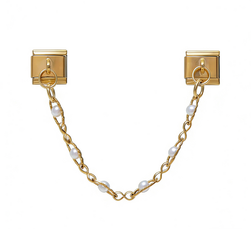 PEARL CHAIN ITALIAN CHARM