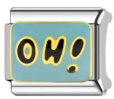 Oh! Italian Charm Italian charm bracelet link in stainless steel