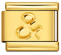 And Sign Italian Charm Italian charm bracelet link in stainless steel