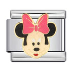 Minnie Italian Charm Italian charm bracelet link in stainless steel