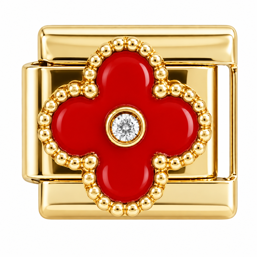 3D CLOVER ITALIAN CHARM