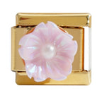 PINK 3D FLOWER ITALIAN CHARM