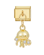 JELLYFISH PENDANT ITALIAN CHARM