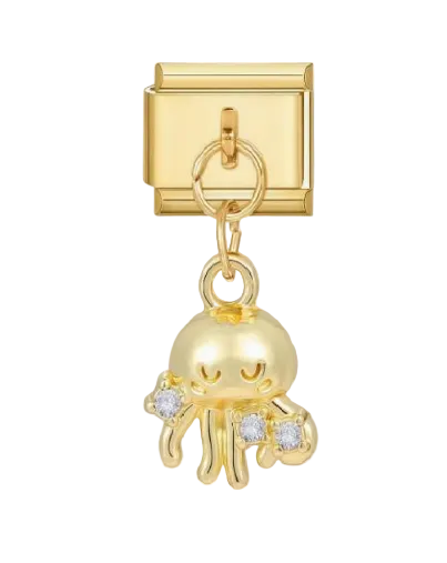JELLYFISH PENDANT ITALIAN CHARM