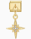 Twinkle Star Pendant Italian Charm Italian charm bracelet link in stainless steel