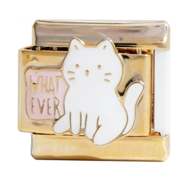 WHATEVER CAT ITALIAN CHARM