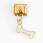 DOG BONE PENDANT ITALIAN CHARM