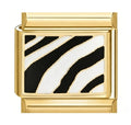 ZEBRA PRINT ITALIAN CHARM