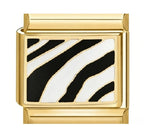 ZEBRA PRINT ITALIAN CHARM