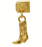 Boot Pendant Italian Charm Italian charm bracelet link in stainless steel