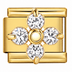 GEM CLOVER ITALIAN CHARM