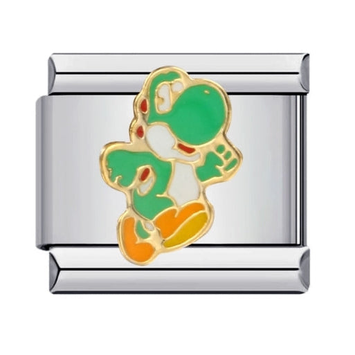 Yoshi Italian Charm Italian charm bracelet link in stainless steel